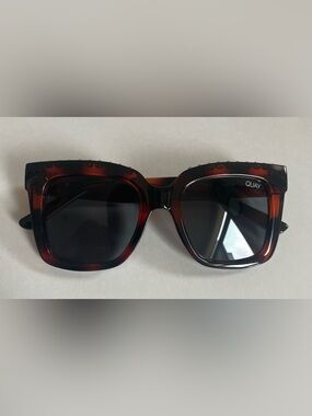 Quay Australia Tortoiseshell Oversized Square Sunglasses - Discontinued Style